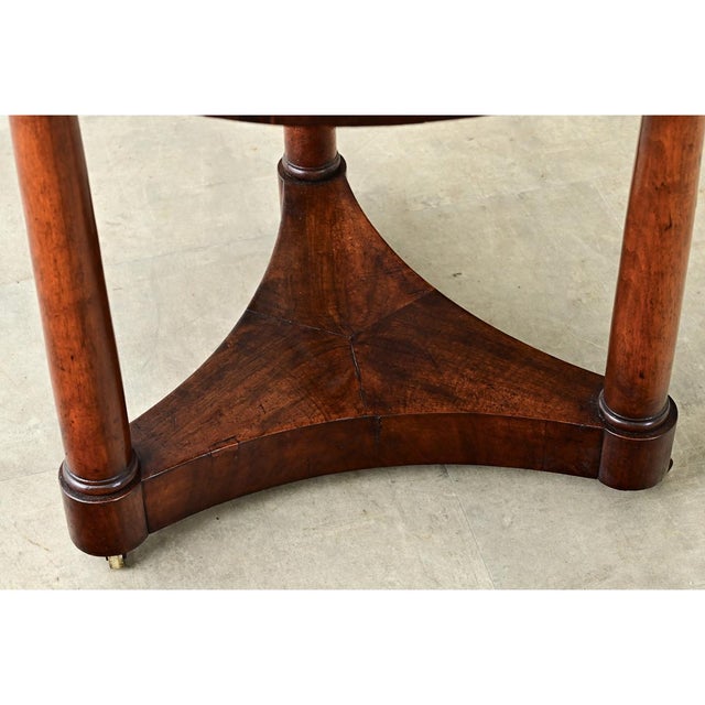 French 19th Century Empire Gueridon with Oyster Marble Top For Sale - Image 15 of 18