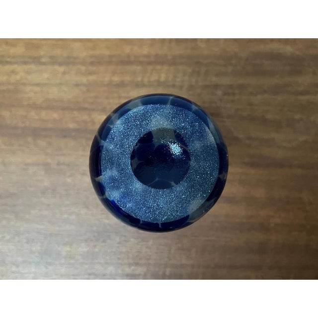 Vintage Flower Murano Glass Vase For Sale - Image 16 of 18