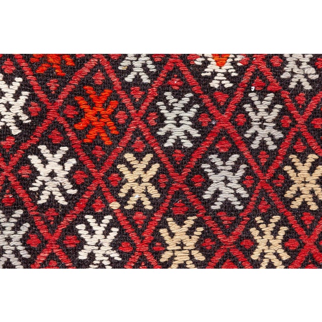 Mid 20th Century Doris Leslie Blau Mid-20th Century Handmade Vintage Rag Rug For Sale - Image 5 of 8