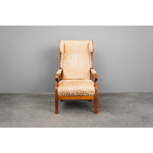 Biedermeier Wing Chair For Sale - Image 10 of 18