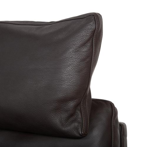 Black Leather Chair from FSM For Sale - Image 5 of 12