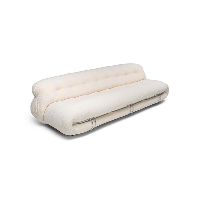 Not Yet Made - Made To Order Modern Italian Soriana Three-Seater Sofa by Tobia Scarpa for Cassina For Sale - Image 5 of 13