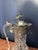1900s Victorian Cut-Crystal and Silverplate Claret Jug With Lion Finial and Bacchus Spout For Sale - Image 10 of 11
