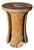 Andrianna Shamaris Sculptural Teak Wood Side Table or Pedestal For Sale