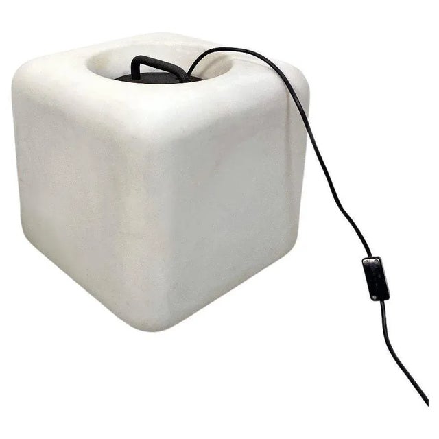 Italian Space Age Cubic Opaline Glass Lamp by Giorgio De Ferrari for VeArt, 1970s For Sale - Image 12 of 12