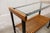 Vintage Teak, Black Metal, and Glass Serving Cart on Casters, 1960s For Sale - Image 9 of 17