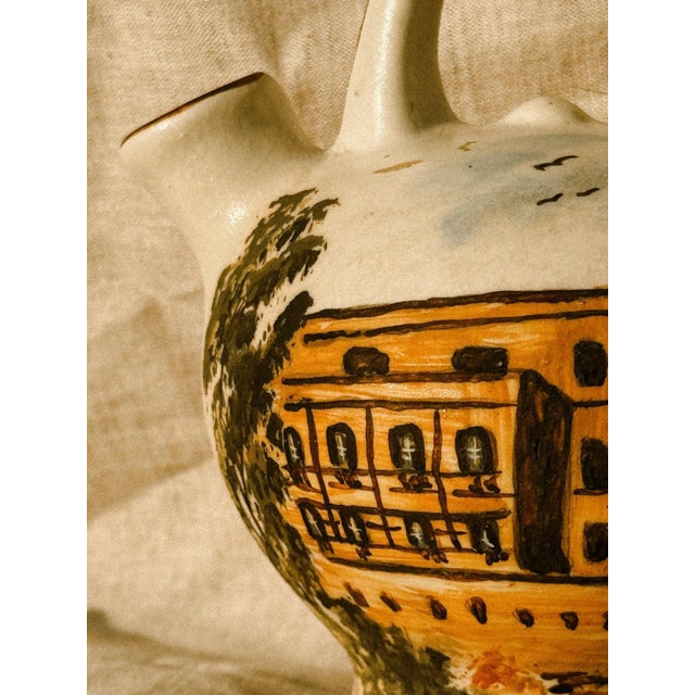 French Ceramic Moringue with Monaco Motifs by Cazalas, 1960 For Sale - Image 3 of 7