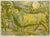 Captivating 1950s Francis Chapin lithograph in colors titled "Golden Bull III". Image size". 14 1/2" x 20". Archivally...