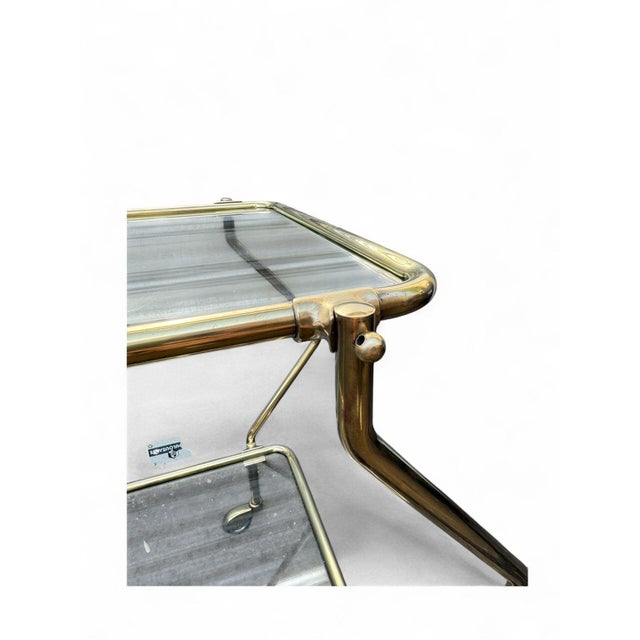 Mid-Century Modern Italian Brass Roulette Bar, 1960s For Sale - Image 4 of 10