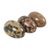 Brown Large Marble Natural Stone Decorative Eggs, 1980s, Set of 3 For Sale - Image 8 of 12