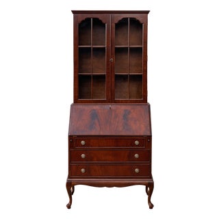 Secretaire in Mahogany, 1890s For Sale