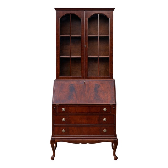 Secretaire in Mahogany, 1890s For Sale