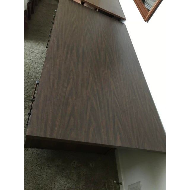 Brown Mid-Century Modern Alma Administrator Desk For Sale - Image 8 of 14