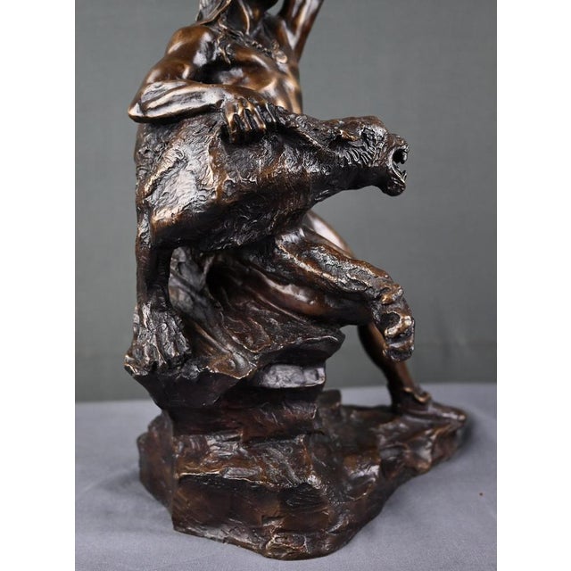 Bronze of a Warrior, 1970s For Sale - Image 16 of 18