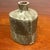 Vintage Brutalist Studio Pottery Triangular Bottle Vase With Textured Ash Glaze For Sale - Image 9 of 11