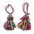 Confetti Furniture/Door Key Tassels Pair For Sale