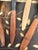 Late 20th Century Hand Carved Teak Handle Horn Spoons Set of 4 For Sale - Image 5 of 11