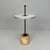 Italian Modern Round Side Table in Metal, Formica and Travertine, 1980s For Sale - Image 16 of 16