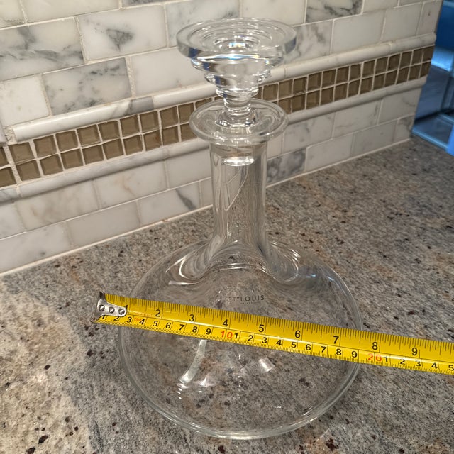 Saint-Louis Oxymore Crystal Wine Decanter For Sale - Image 11 of 11