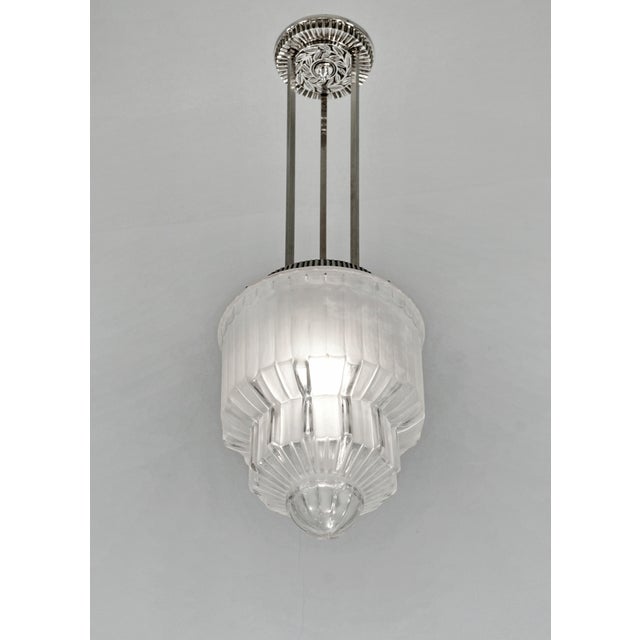 Daum French Art Deco Pendant by Lorrain Daum 1930 France - 4 Available For Sale - Image 4 of 13