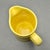 Ceramic Vintage Yellow Ceramic Pitcher With Stylized Tulip Motif Art Pottery Pitcher For Sale - Image 7 of 9