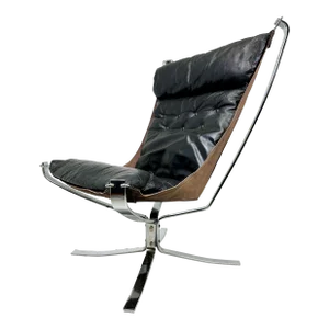 1970s High Back Falcon Chair by Sigurd Ressel