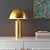 Modern Iria Table Lamp in Gold For Sale - Image 3 of 3