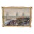 Vintage Mid Century Framed London Cityscape Oil Painting on Canvas - Signed For Sale