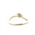 Delicate 14K yellow gold ring featuring a marquise-cut diamond centerpiece accented by the graceful split-style band....