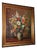 Alphonse Van Beurden, Flower Still Life, Oil Painting on Canvas For Sale