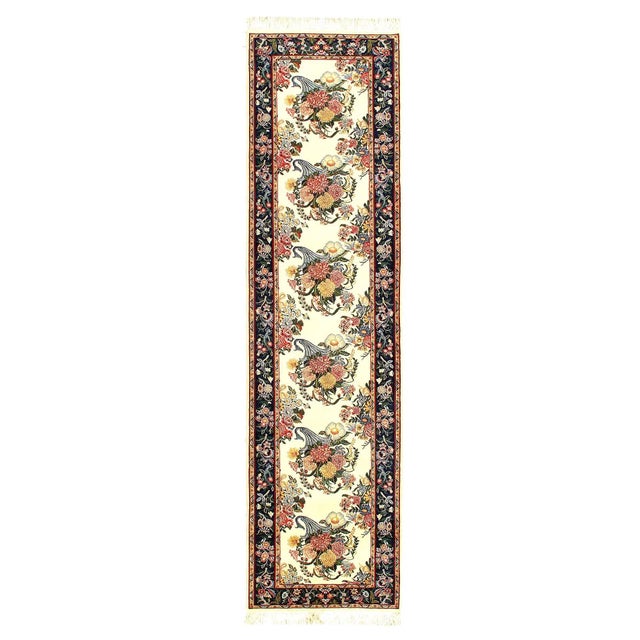 2020s Fine Hand Knotted Savonnerie Design Runner For Sale - Image 4 of 4