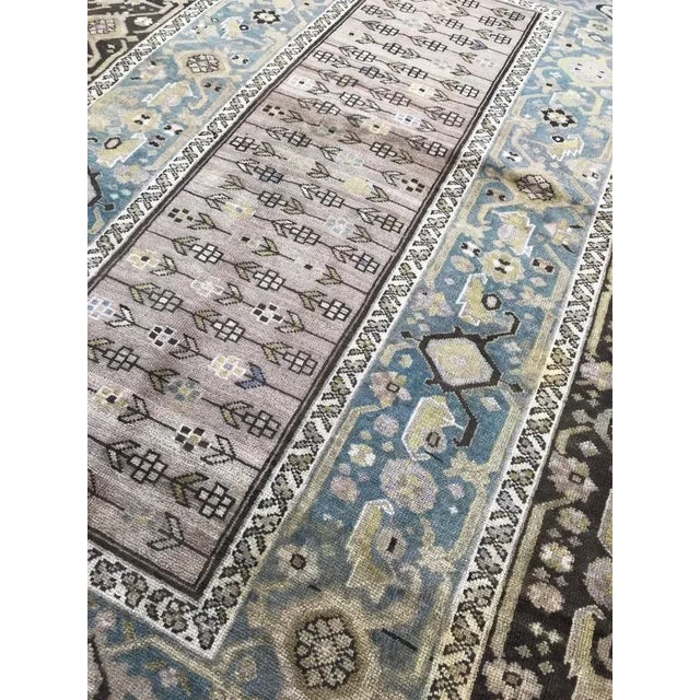 Blue Antique Caucasian Karabagh Rug For Sale - Image 8 of 11