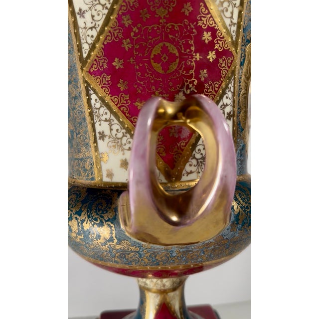 19th Century Large Royal Vienna Porcelain Urn. For Sale In West Palm - Image 6 of 14