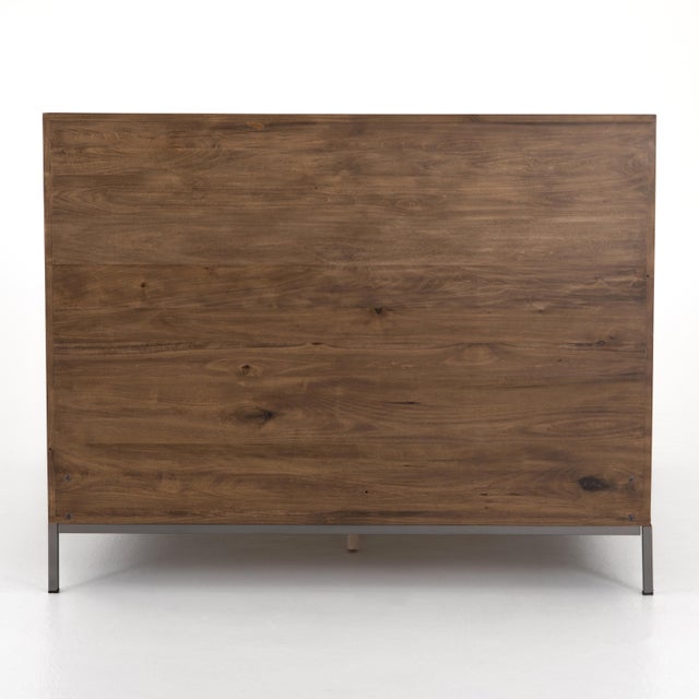 Four Hands Trey Bed, Auburn Poplar, Queen For Sale - Image 9 of 12