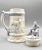 Ceramic Statement Size German Lidded Stein W/ Hunting Motif Man Dog Stag For Sale - Image 7 of 12