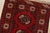 Turkmen Runner 2’7” X 9’2” Red Wool Vintage Tribal Hand-Knotted Oriental Rug For Sale In Philadelphia - Image 6 of 12