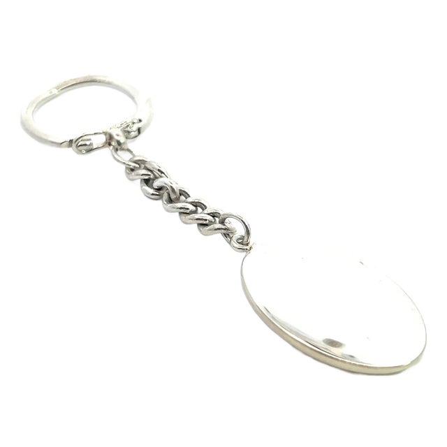 1990s Tiffany & Co Estate Keychain Sterling Silver For Sale