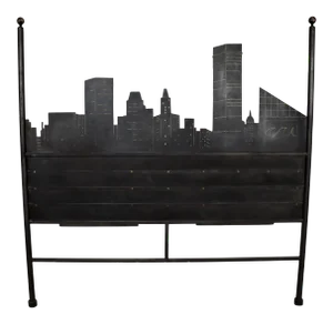 David Wiesand Baltimore Skyline Steel Kingsize Headboard