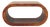 Chestnut-Finish Mango Wood Curved Coffee Table For Sale