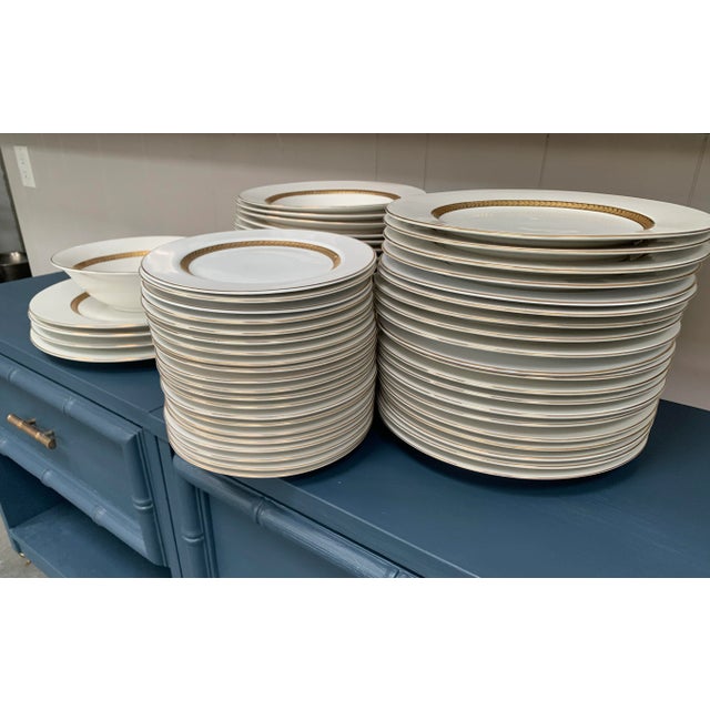Retroneu Imperial Gold 22k Dinner Set - 65 Pieces For Sale - Image 4 of 9