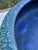Ceramic 1910s Arts & Crafts Hampshire Pottery Blue & Green Matte "Peacock" Glaze Bulb Bowl For Sale - Image 7 of 17