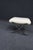 Mid Century Modern Style X-Base Chrome Stool For Sale - Image 9 of 9