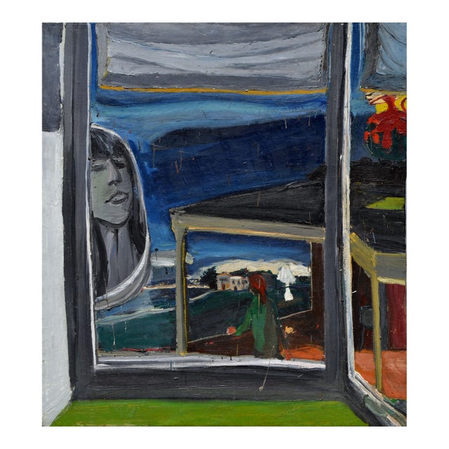 The Lookout, San Francisco Figurative Abstract by Sally Kissinger Wilt For Sale