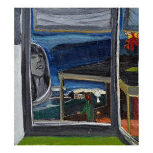 The Lookout, San Francisco Figurative Abstract by Sally Kissinger Wilt