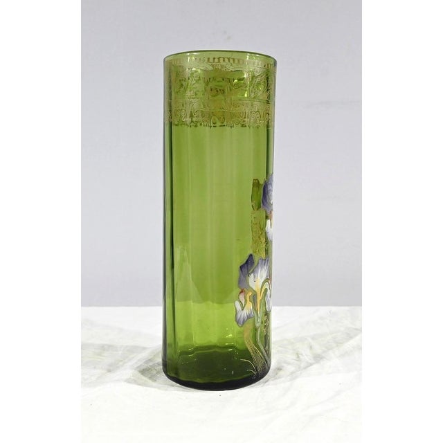 Art Nouveau Vase in Green, 1890s For Sale - Image 11 of 17