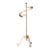 Mid 20th Century Hollywood Regency Wrought Iron Spiral Tie & Belt Display Stand For Sale