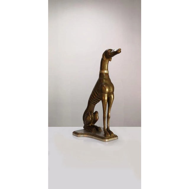 Greyhound Dog Sculpture, Italy, 1900s For Sale - Image 4 of 18