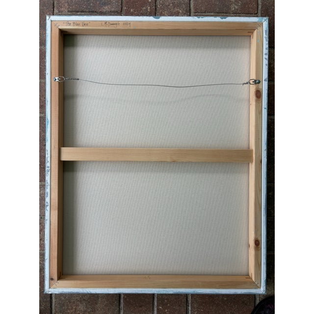 “The Blue Vase” Original Floral Still Life Painting by Linda McDonough For Sale - Image 12 of 12