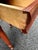 Brown Antique Federal Period 1 Drawer Cherry and Flame Mahogany Dropleaf Work Table For Sale - Image 8 of 8