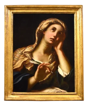 After Giampietro Cavazzoni Zanotti, Portrait of the Eritrean Sibyl, 1720, Oil on Canvas